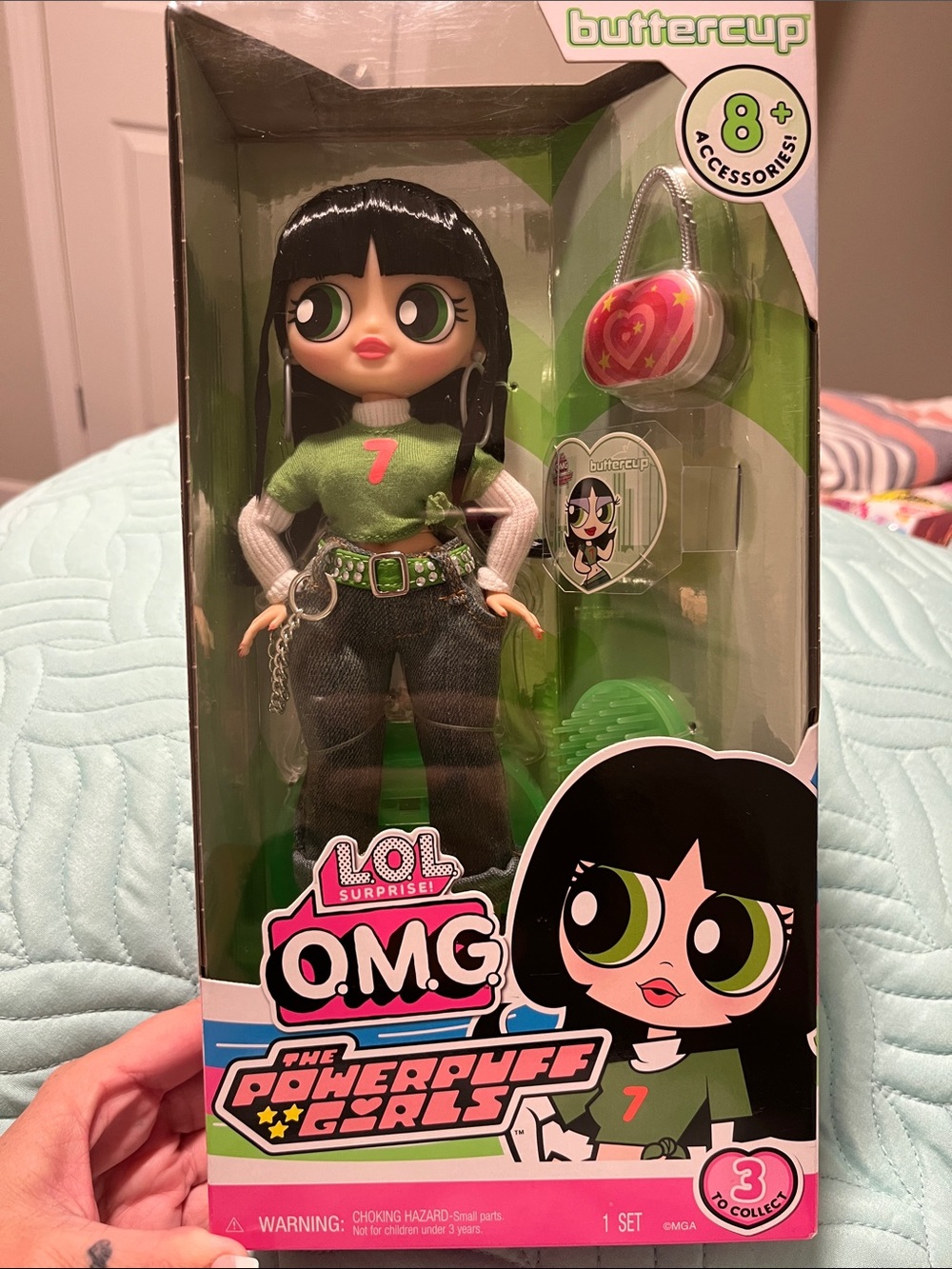 L.O.L. Surprise! OMG Buttercup Doll - Green, Black, Pink Accents